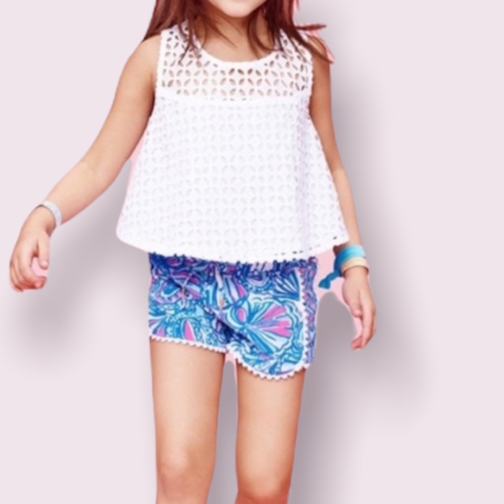 🎉 LILLY PULITZER FOR TARGET Girls' Eyelet Tank